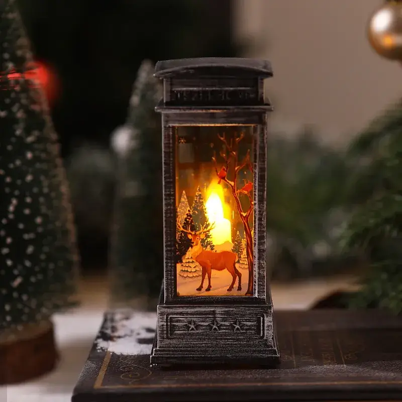 Red Christmas Wind Lamp Night Light for Elderly Decor - Image 15