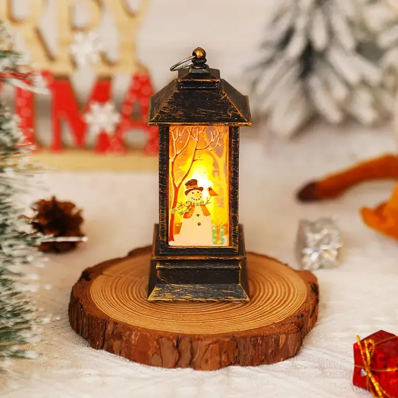 Red Christmas Wind Lamp Night Light for Elderly Decor - Image 6