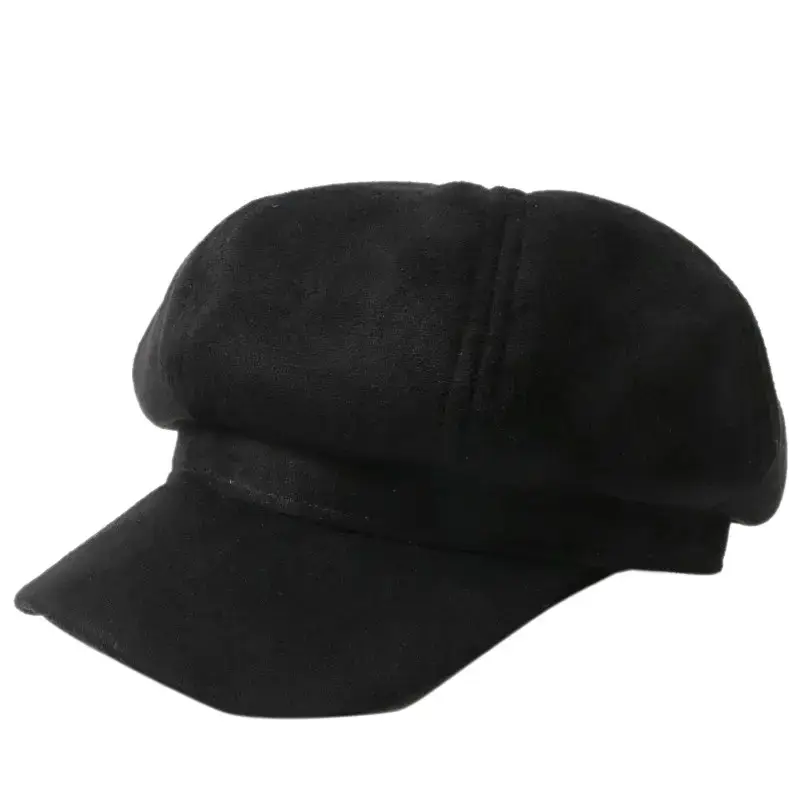Suede Korean Style Women's Autumn Winter Hat - Image 9