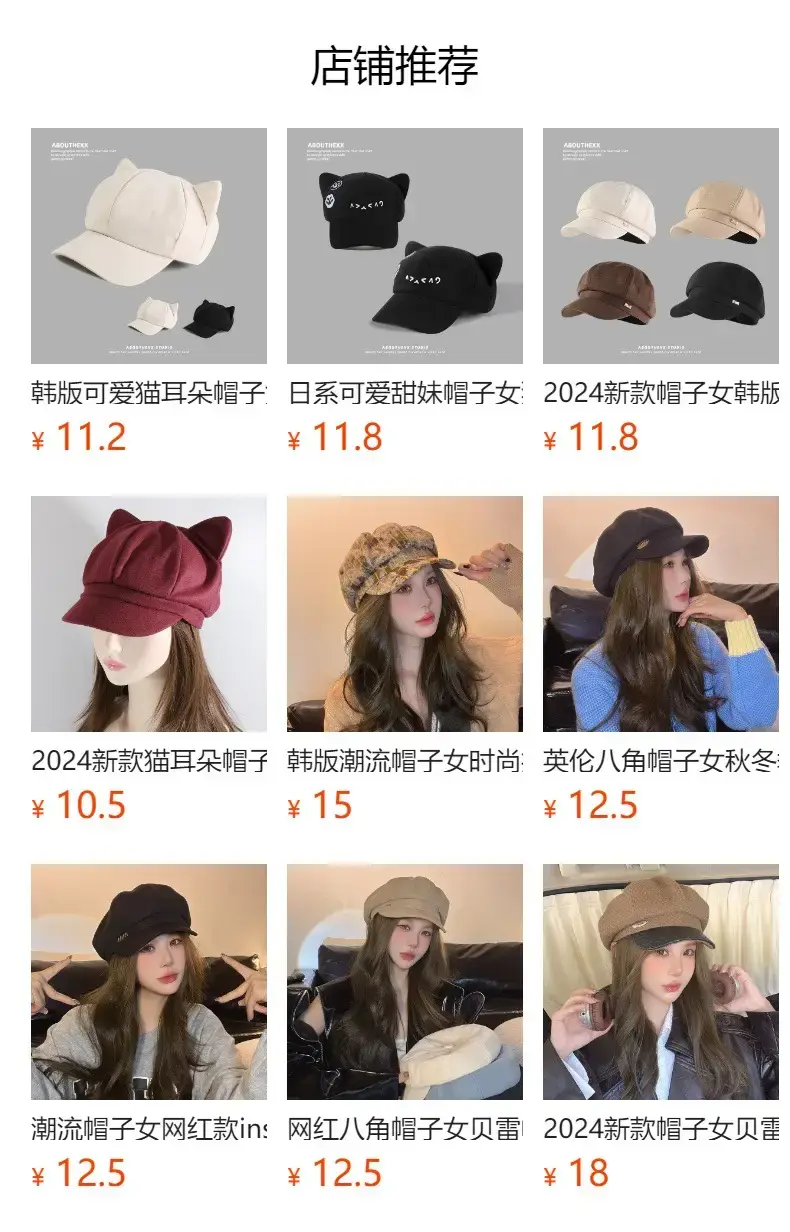 Suede Korean Style Women's Autumn Winter Hat — feature 1
