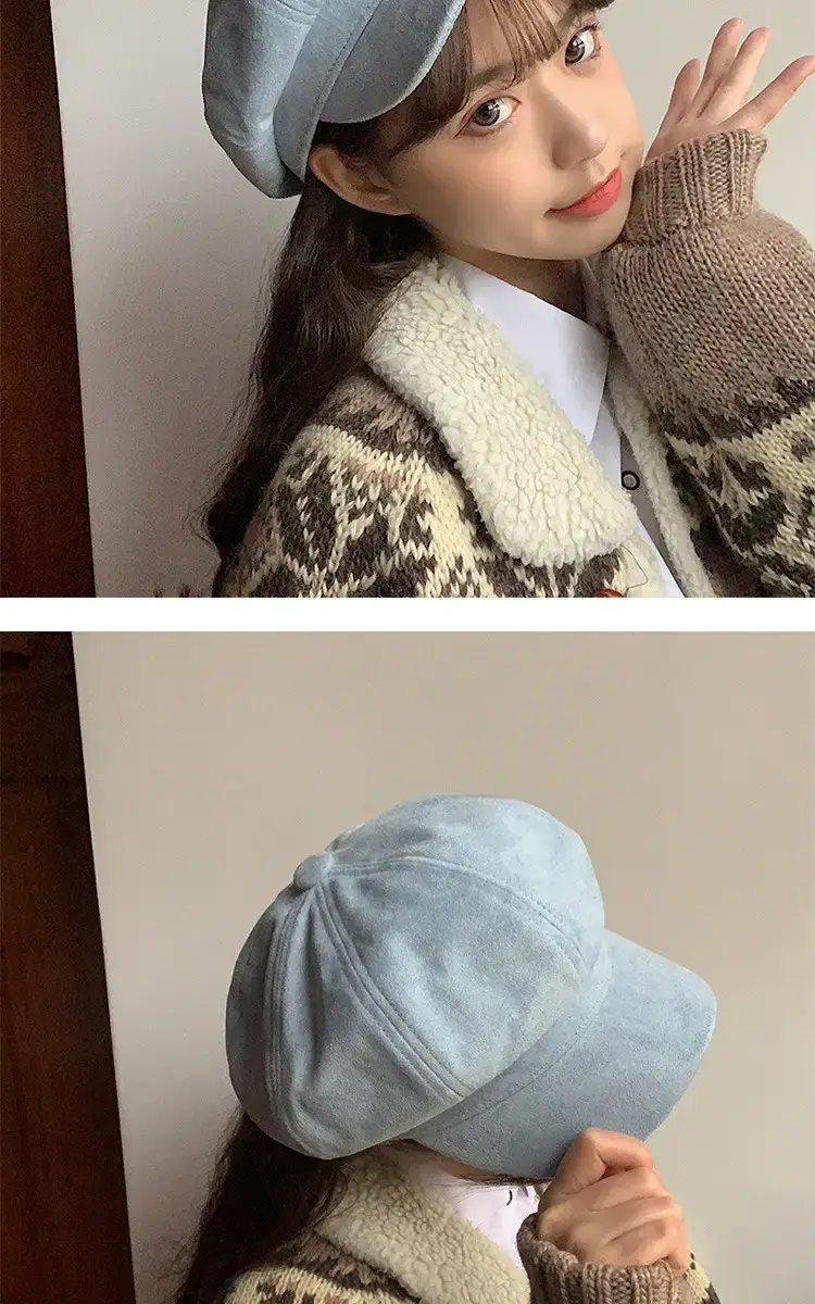 Suede Korean Style Women's Autumn Winter Hat — feature 14