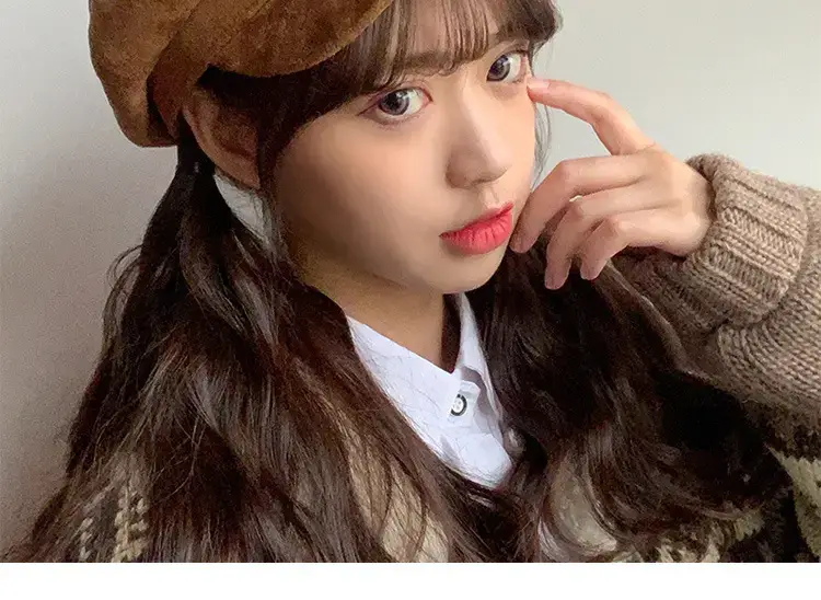 Suede Korean Style Women's Autumn Winter Hat — feature 16