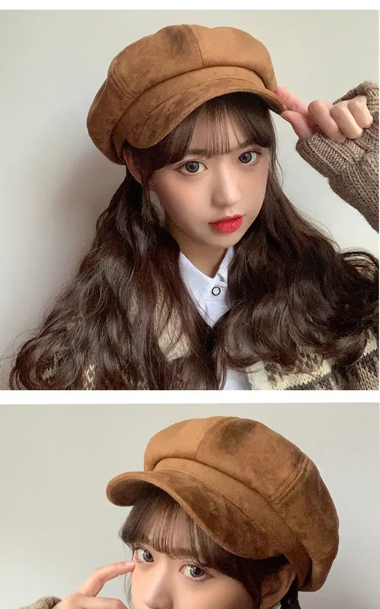 Suede Korean Style Women's Autumn Winter Hat — feature 6