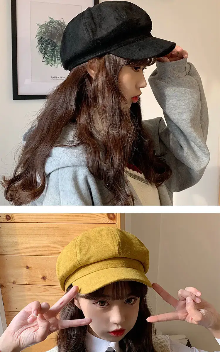 Suede Korean Style Women's Autumn Winter Hat — feature 8