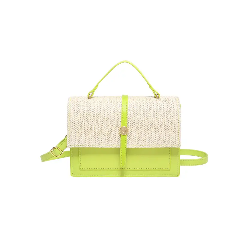 Women's Knitted Crossbody Bag Orange 2024 - Image 11