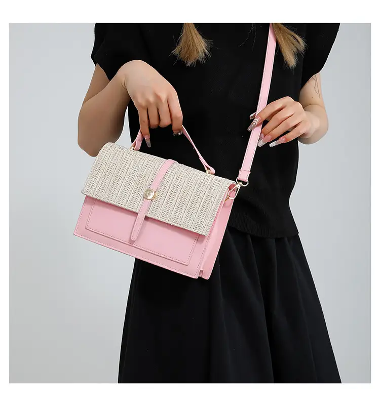 Women's Knitted Crossbody Bag Orange 2024 — feature 18