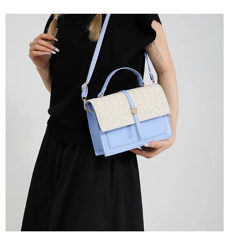 Women's Knitted Crossbody Bag Orange 2024 — feature 20
