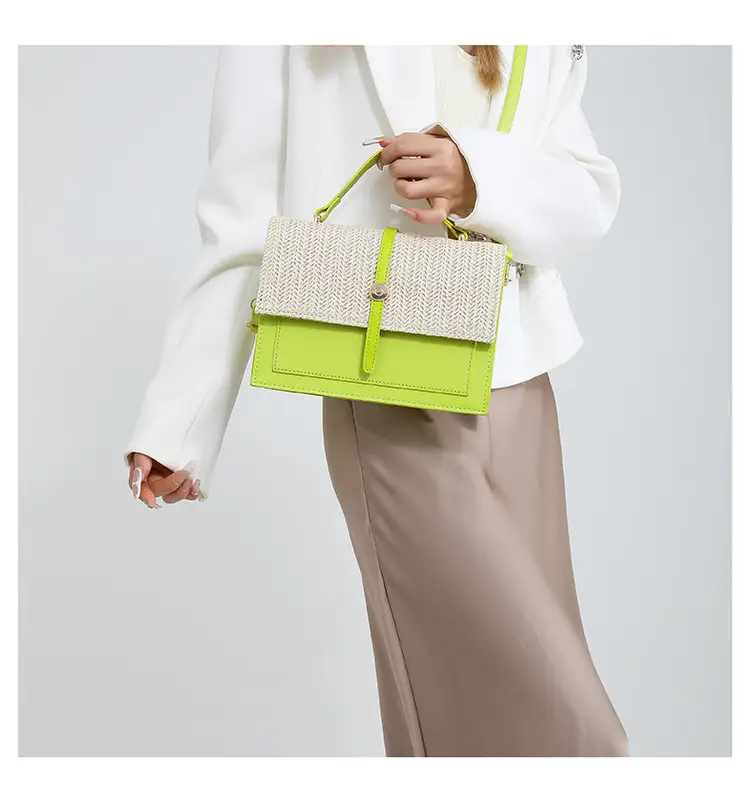 Women's Knitted Crossbody Bag Orange 2024 — feature 26