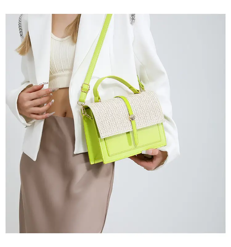 Women's Knitted Crossbody Bag Orange 2024 — feature 27