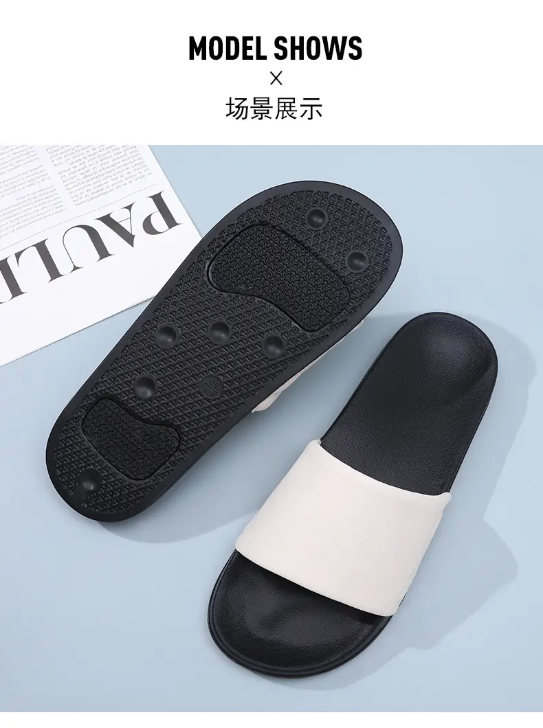 Men's Slippers Wear High-grade Non-slip Deodorant Summer Thick Bottom Slides Indoor Lightweight Non-abrasive Sandals for Women — feature 14