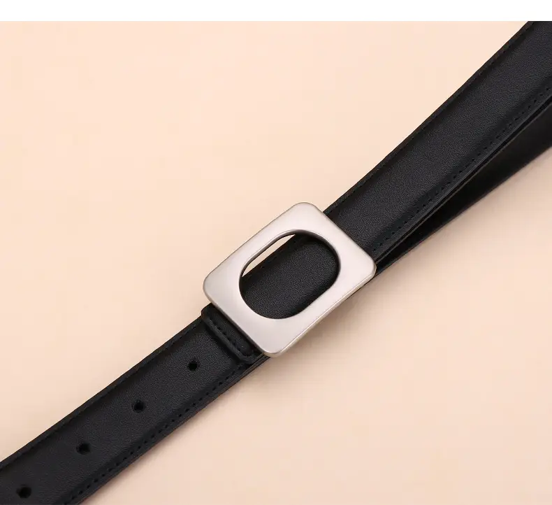 Women's Leather Belt Matte Brown 3.0cm — feature 15