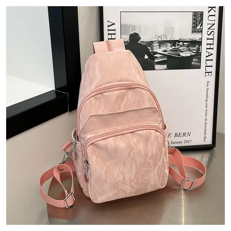 Silver Korean Style Multi-Pocket Backpack for Women — feature 30