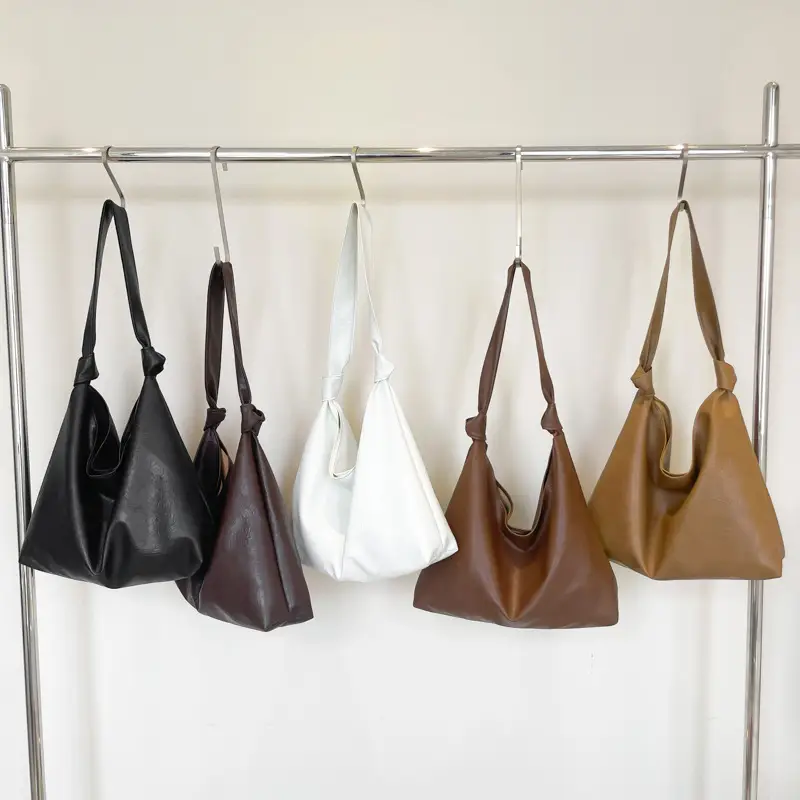 Women's Large Capacity Tan Shoulder Bag 2024 - Image 9