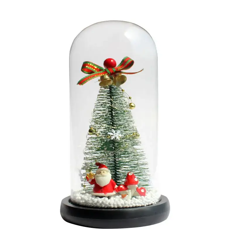 LED Christmas Tree Glass Decor with Glow Light - Image 11