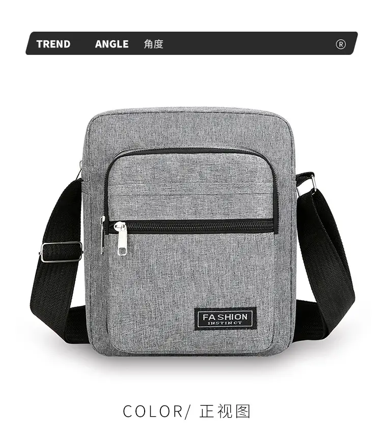 Men Blue Denim Crossbody Bag 2025 New Style — feature 13
