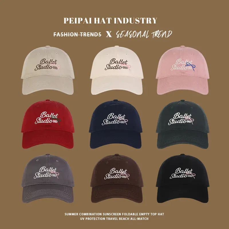 Women Blue Balect Studio Cap Spring Autumn - Image 6