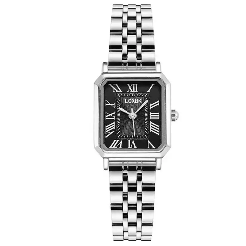 Retro Square Roman Numeral Women's Watch