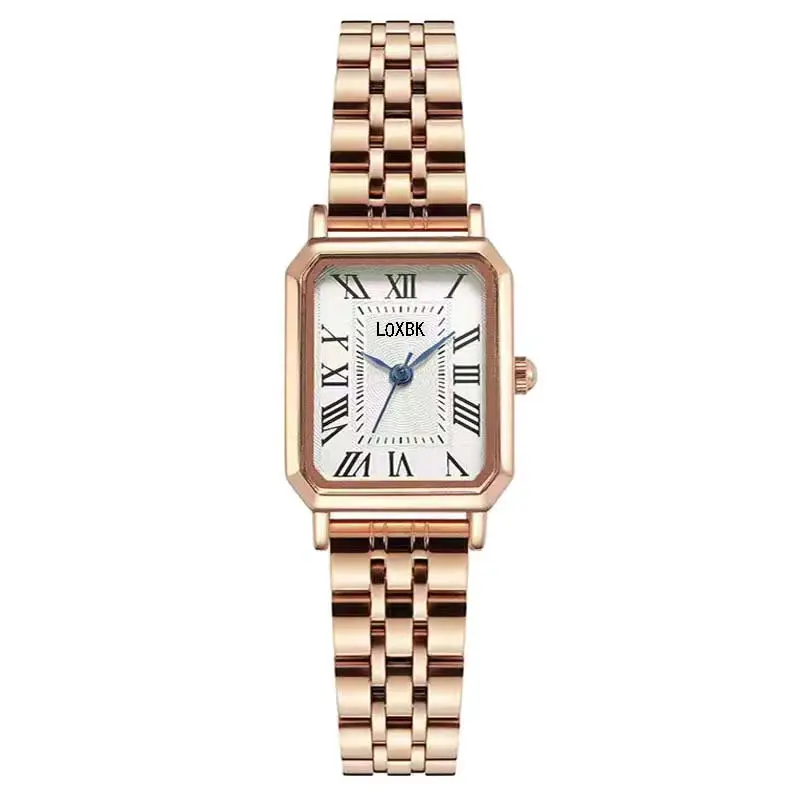 Retro Square Roman Numeral Women's Watch