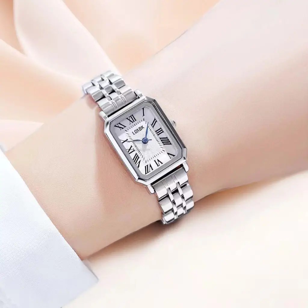 Retro Square Roman Numeral Women's Watch — feature 6