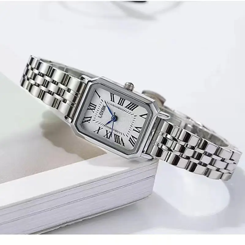 Retro Square Roman Numeral Women's Watch — feature 7