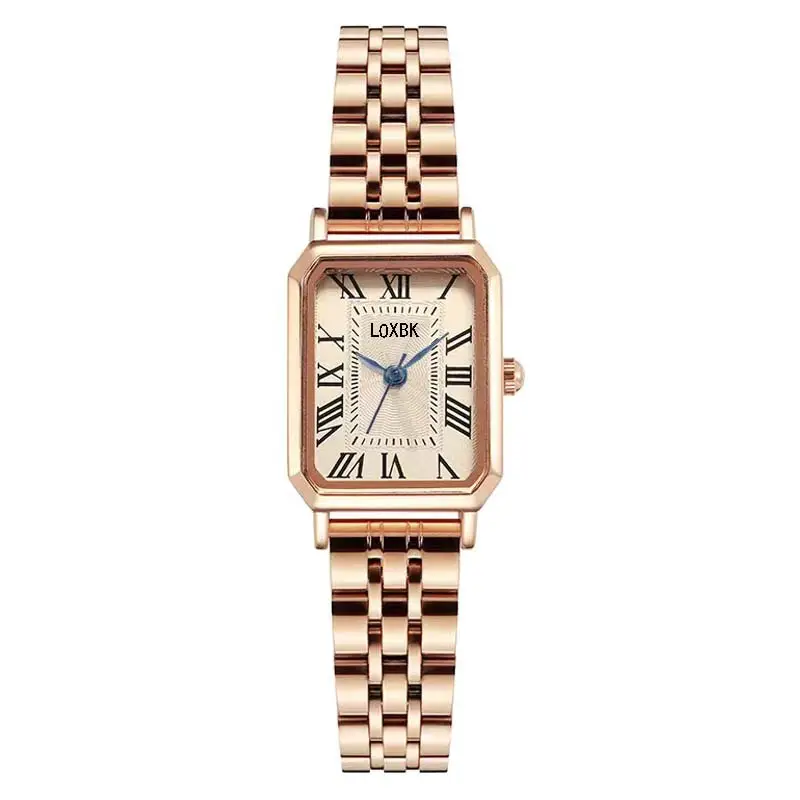 Retro Square Roman Numeral Women's Watch
