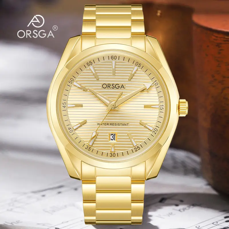 Orsga Men's Stainless Steel Calendar Watch - Image 28