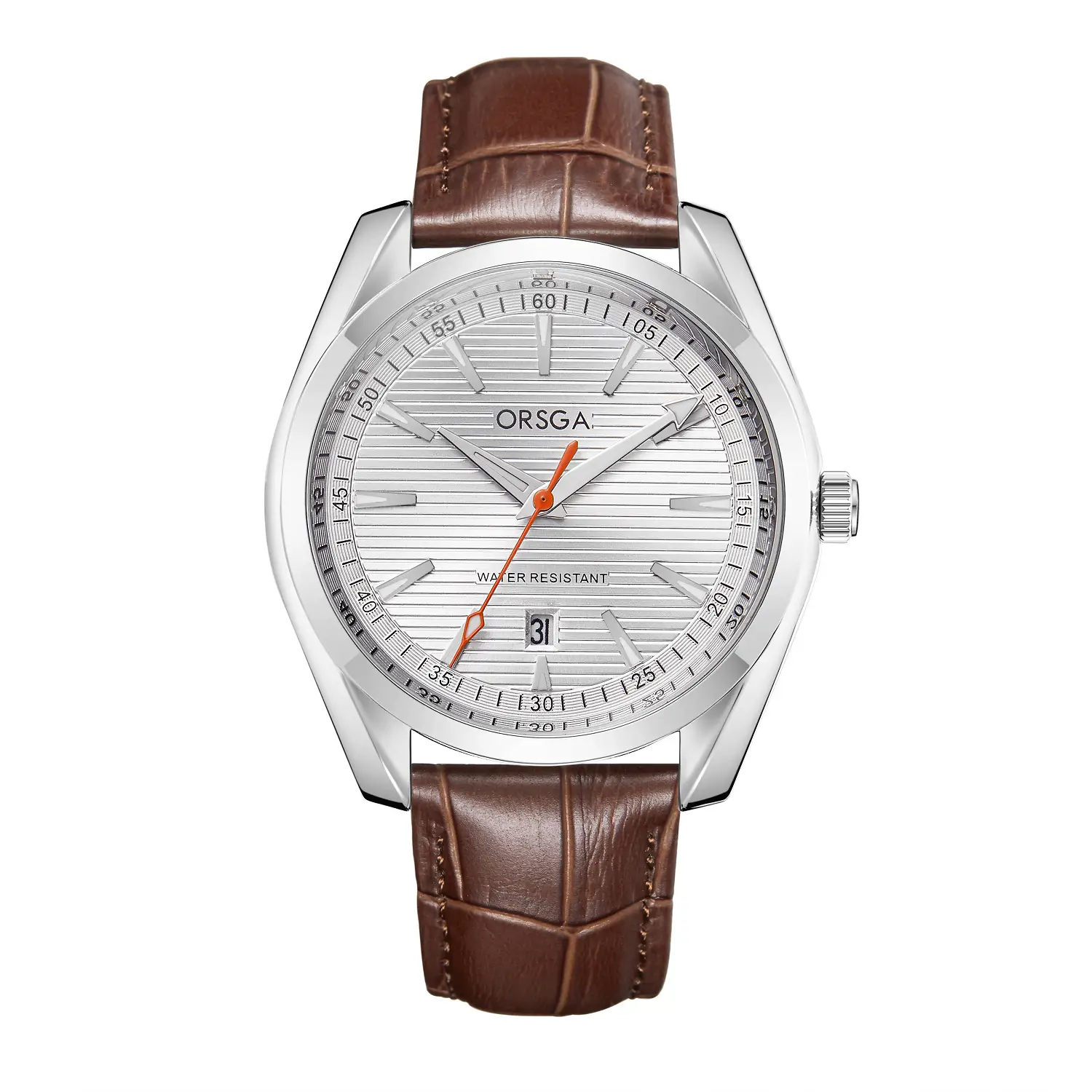 Orsga Men's Stainless Steel Calendar Watch - Image 10