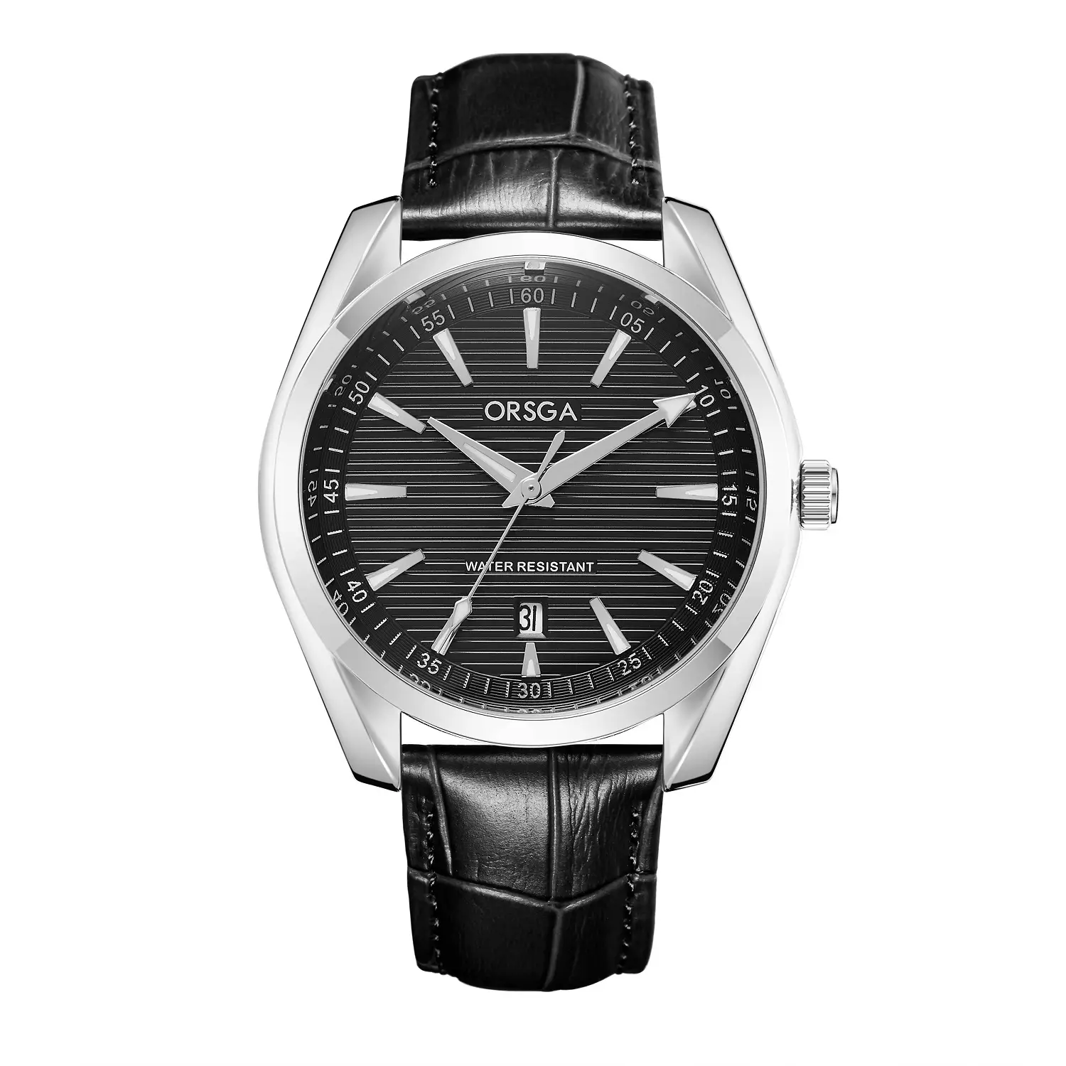 Orsga Men's Stainless Steel Calendar Watch - Image 12