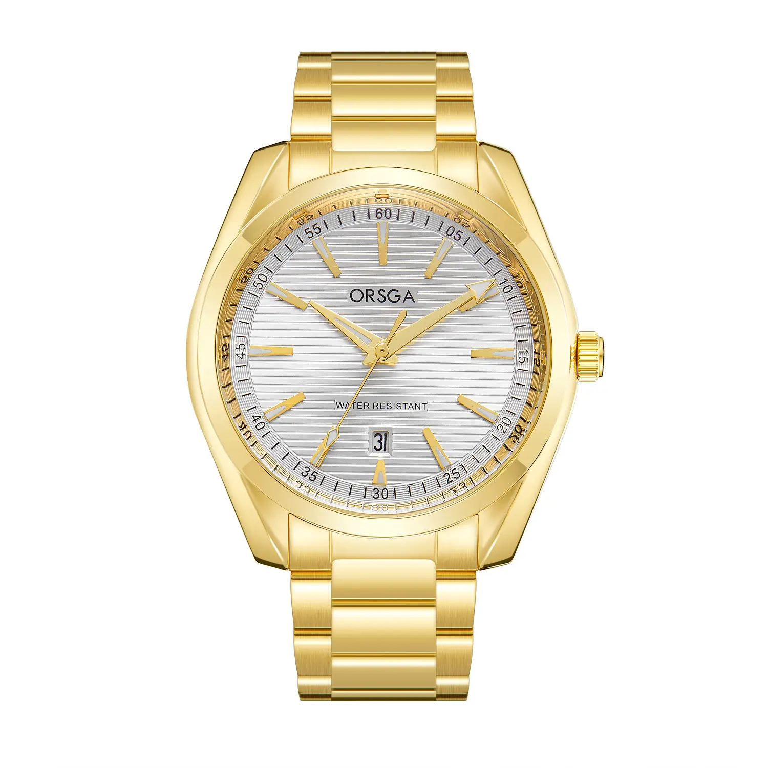Orsga Men's Stainless Steel Calendar Watch - Image 2