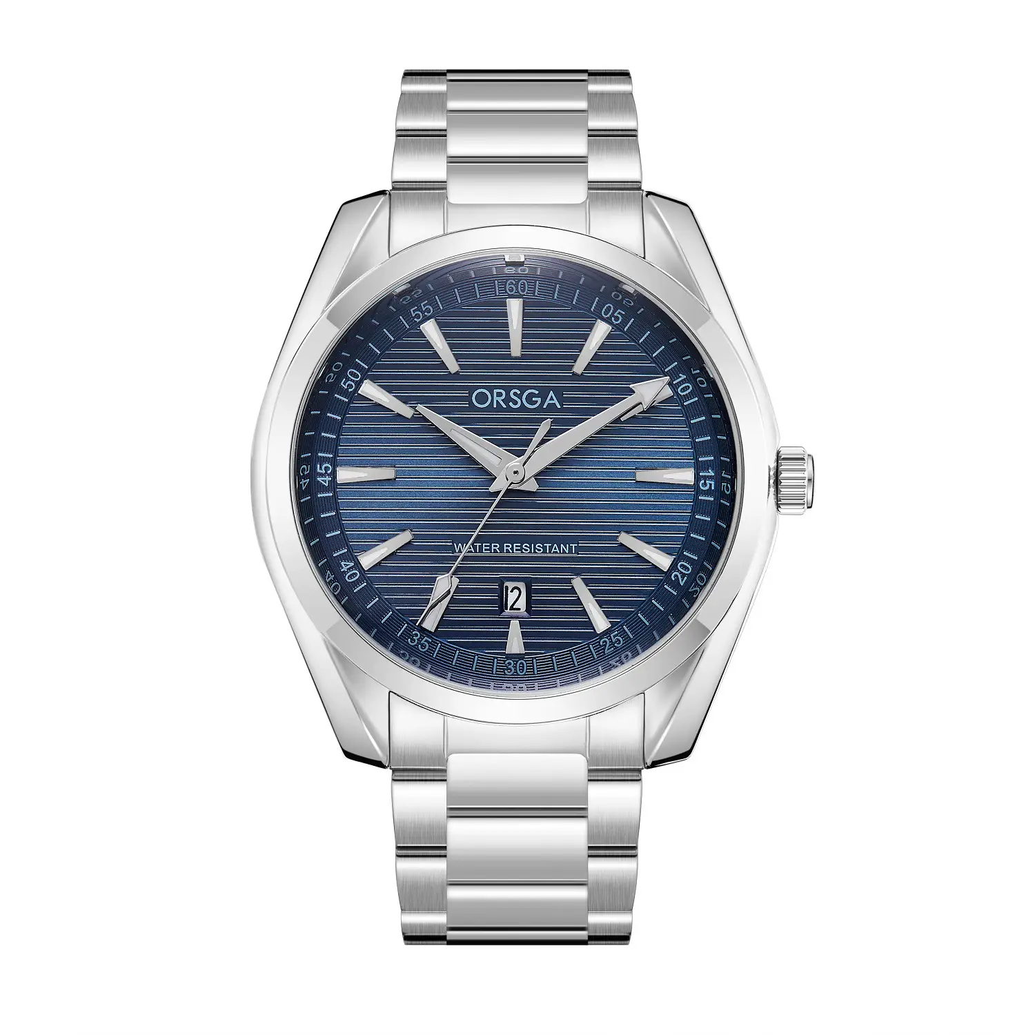Orsga Men's Stainless Steel Calendar Watch - Image 5