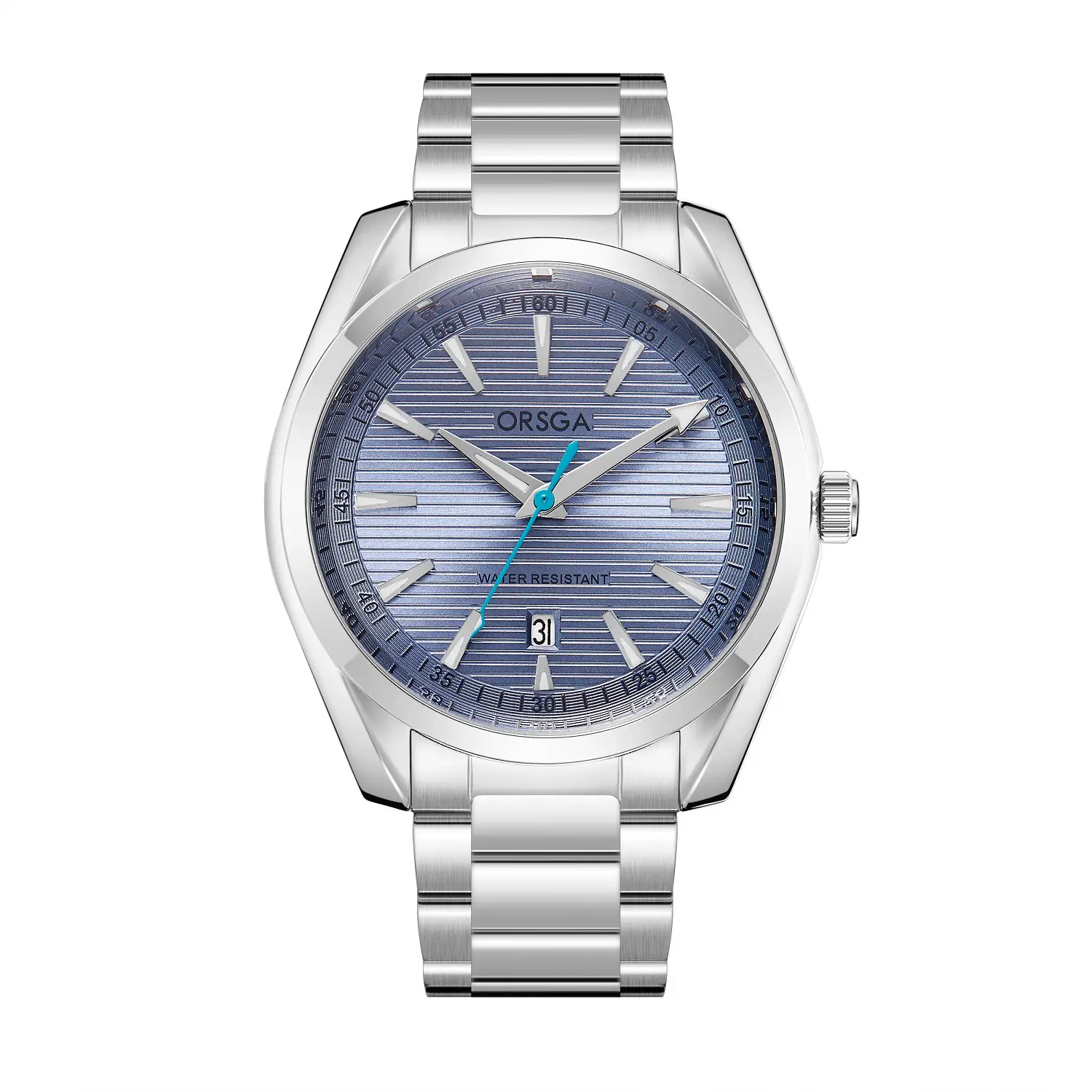 Orsga Men's Stainless Steel Calendar Watch - Image 6