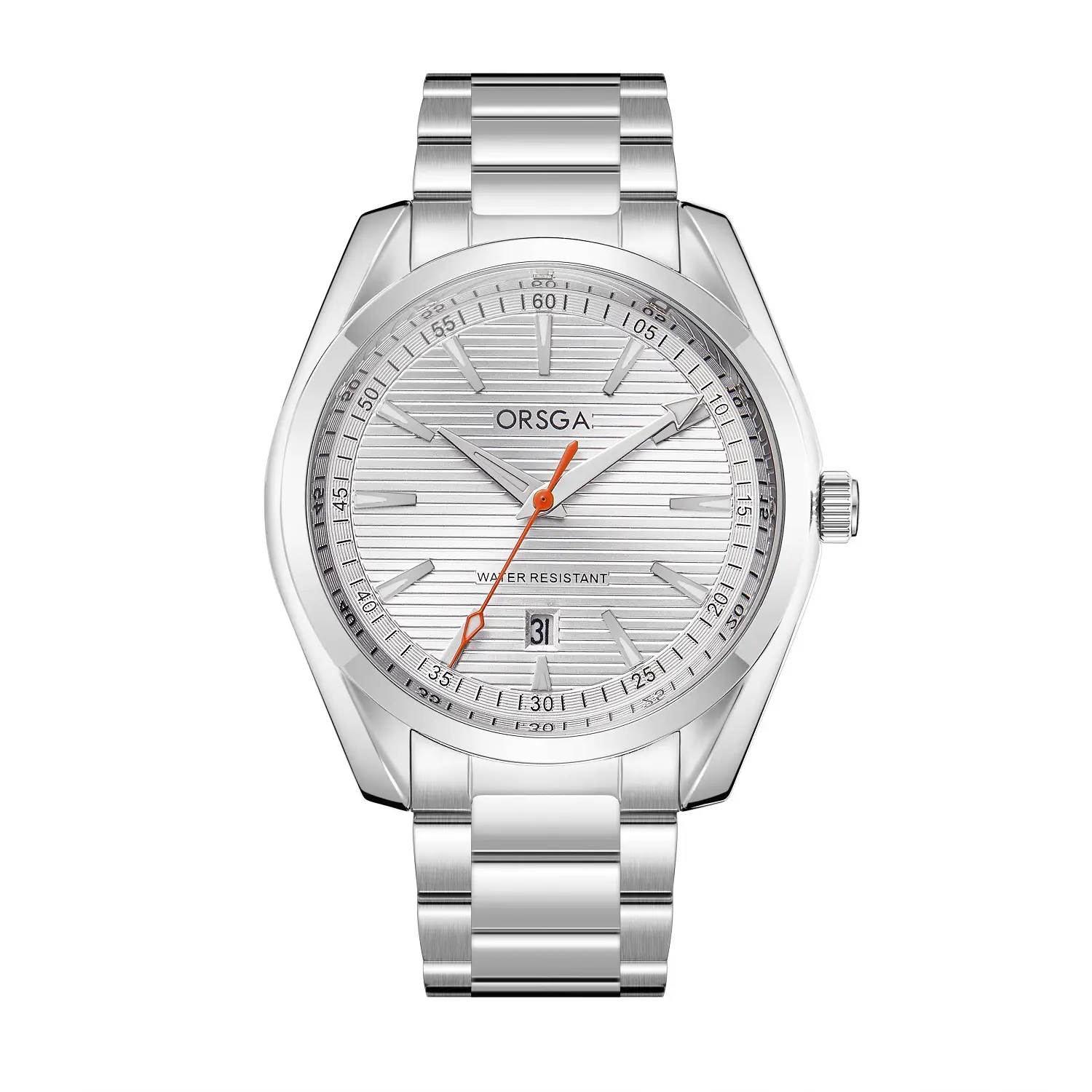 Orsga Men's Stainless Steel Calendar Watch - Image 7
