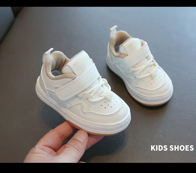 Kids Board Shoes White Black New Korean Style 2024 — feature 7