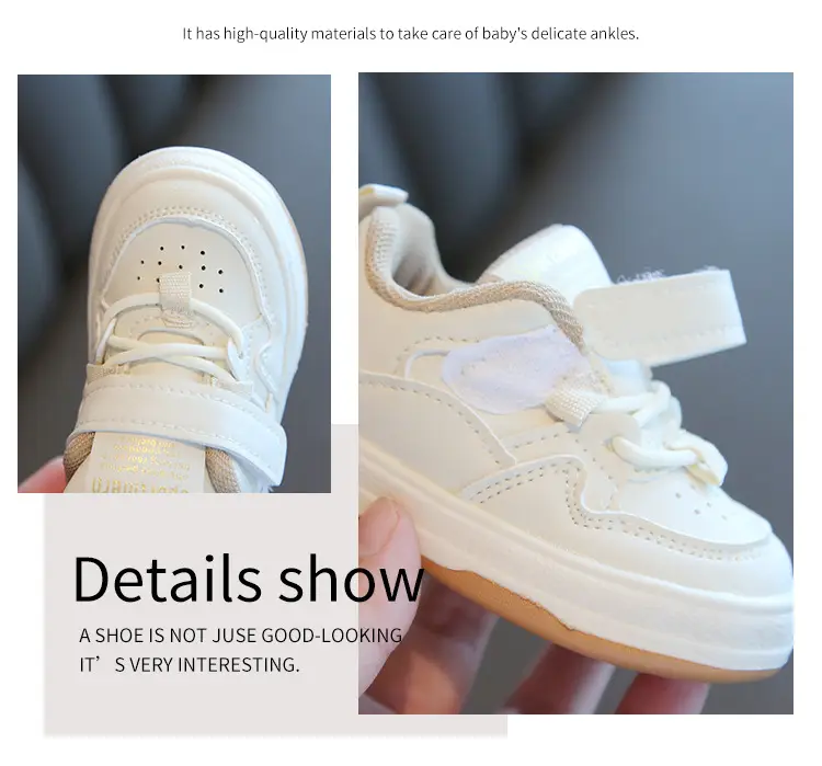 Kids Board Shoes White Black New Korean Style 2024 — feature 8
