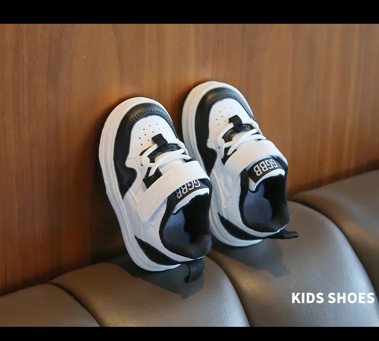 Kids Board Shoes White Black New Korean Style 2024 — feature 9
