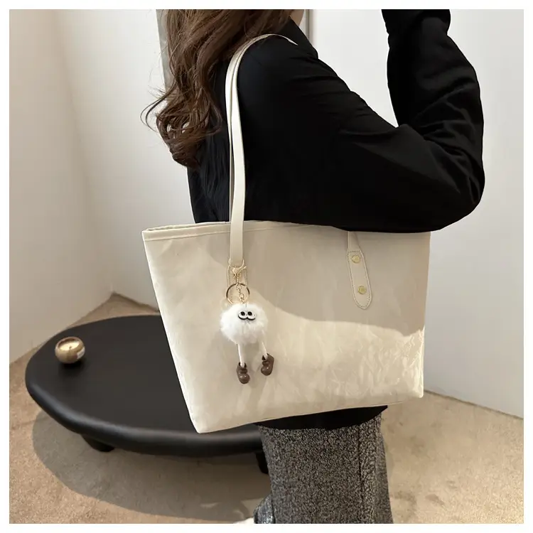 Pink Crocodile Texture Shoulder Bag for Women Large Capacity — feature 8