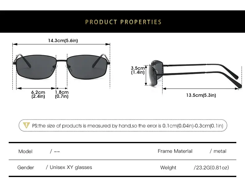 Metal Retro Sunglasses Anti-UV Women β feature 5