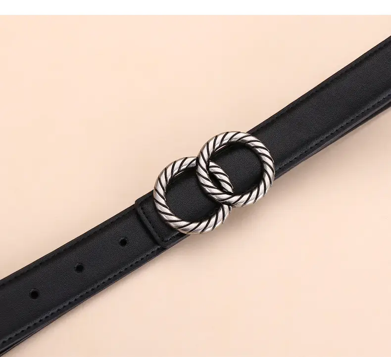 Women's High-End Leather Belt with Rope Buckle — feature 15