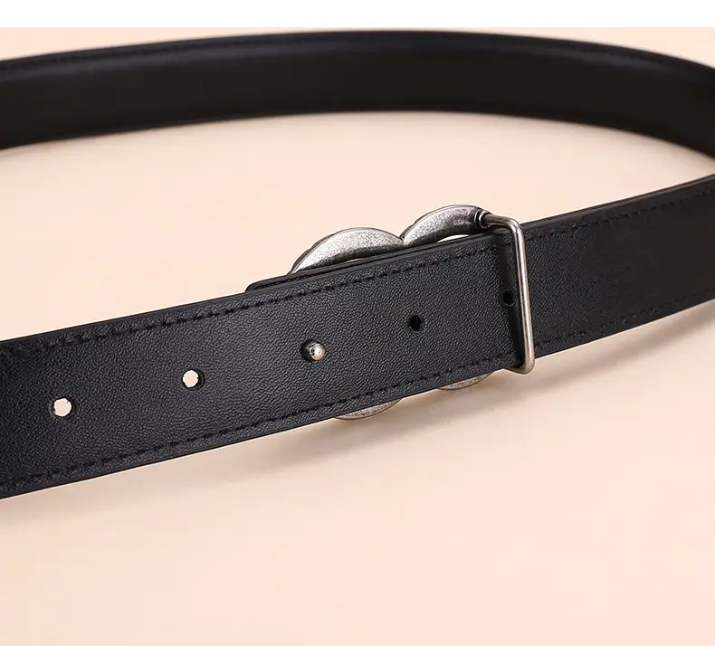 Women's High-End Leather Belt with Rope Buckle — feature 16