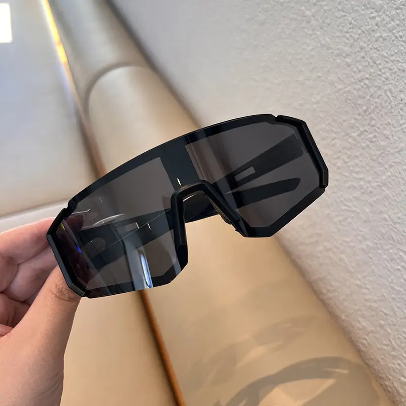 Men Cycling Windproof Sunglasses with Rainbow Lenses - Image 2