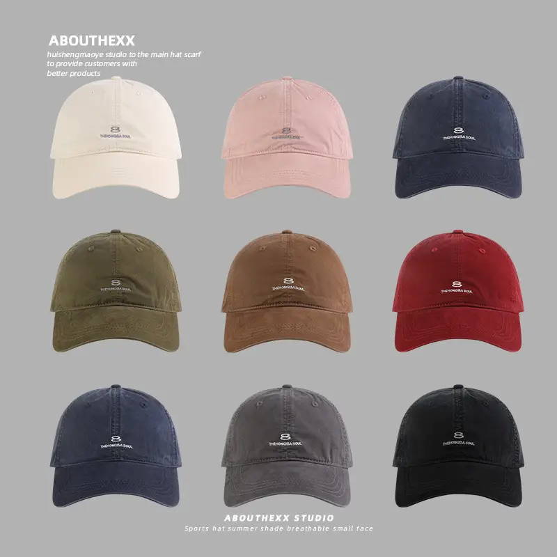 Men's Navy Blue Baseball Cap with Embroidered Logo - Image 10