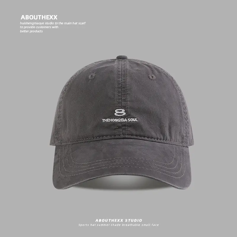 Men's Navy Blue Baseball Cap with Embroidered Logo - Image 5