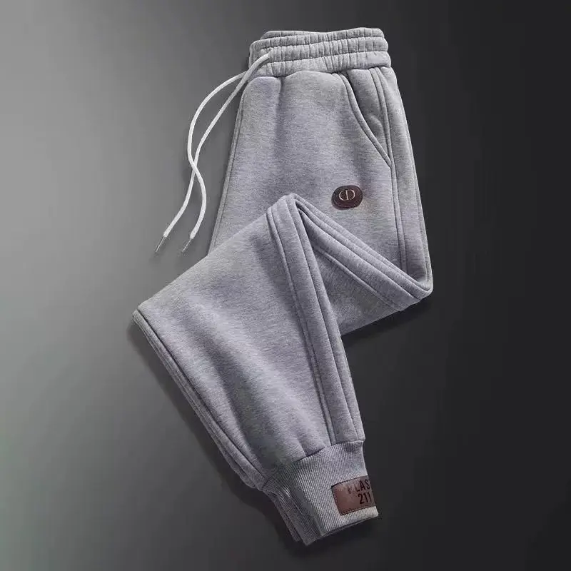 Men Fleece Lined Casual Pants Black Grey All Size — feature 7