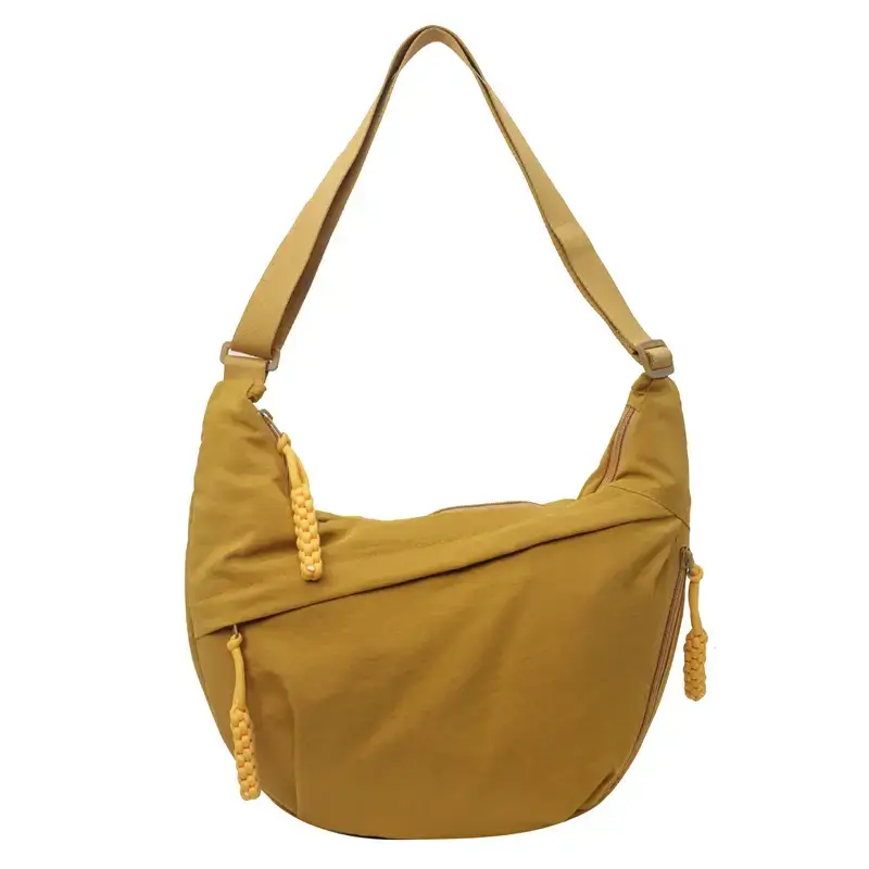 Women's Beige Shoulder Crossbody Bag Large Capacity - Image 13