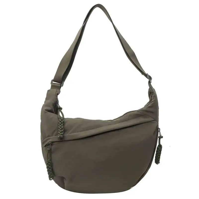 Women's Beige Shoulder Crossbody Bag Large Capacity - Image 8