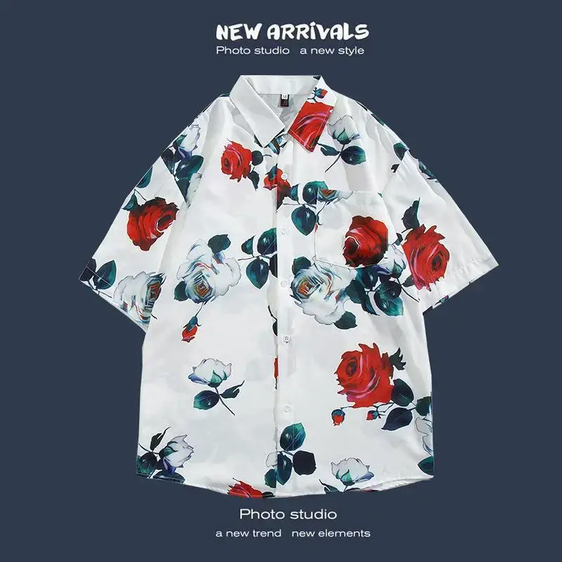 Havana Floral Short Sleeve Shirt for Men Women