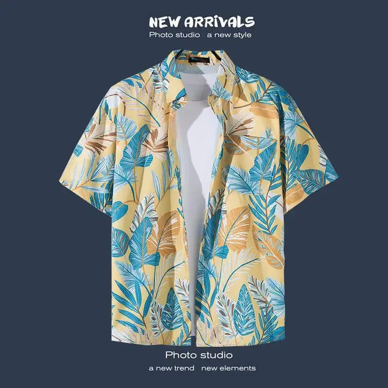 Havana Floral Short Sleeve Shirt for Men Women