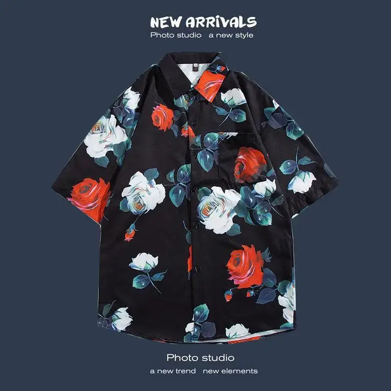 Havana Floral Short Sleeve Shirt for Men Women
