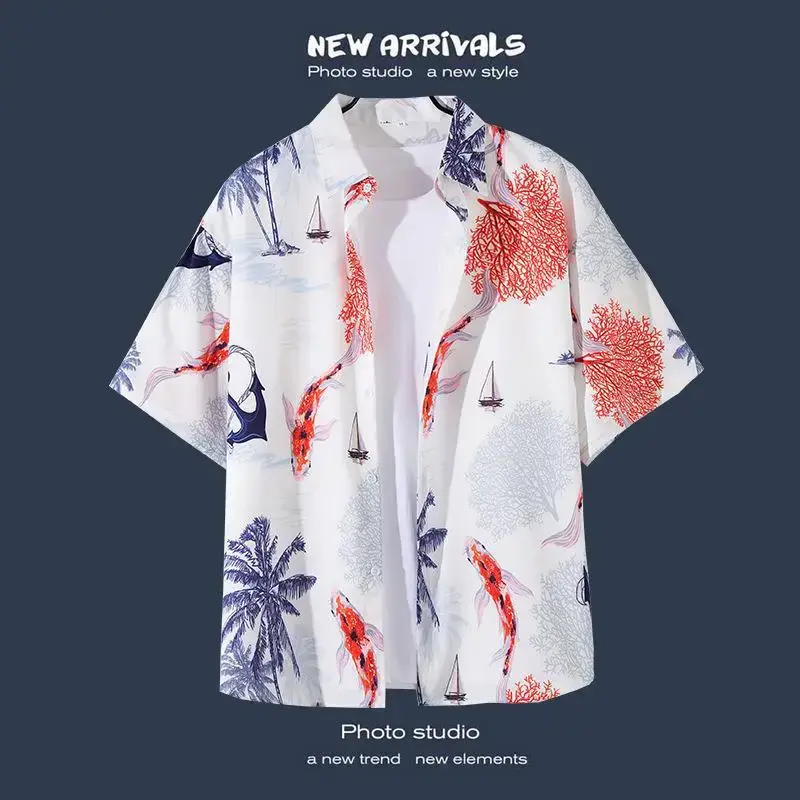 Havana Floral Short Sleeve Shirt for Men Women