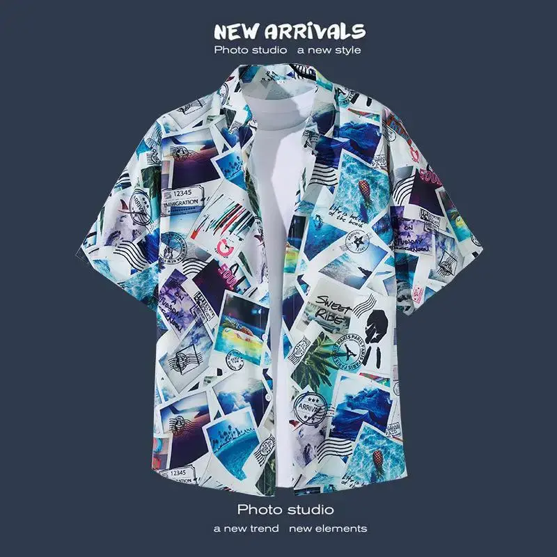 Havana Floral Short Sleeve Shirt for Men Women